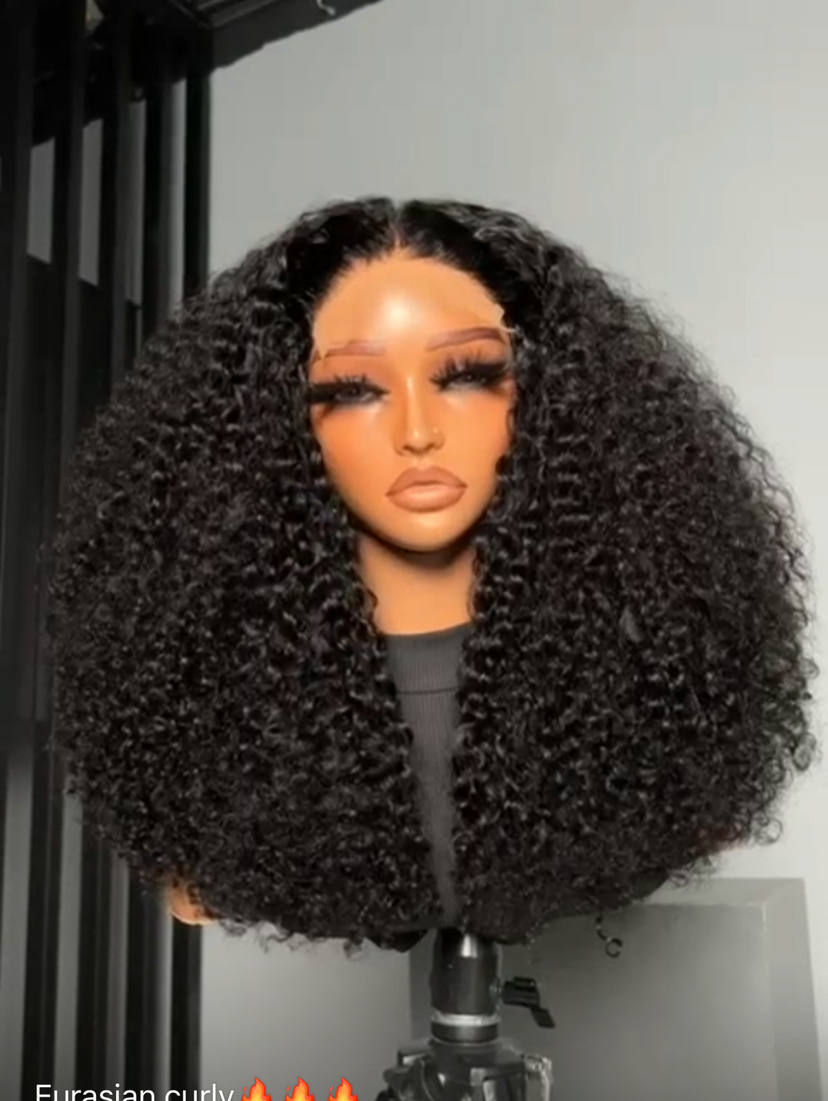 SDD Eurosisn Curly 18 Inch 5x5 Closure Wig | 290g Super Double Drawn Human Hair.