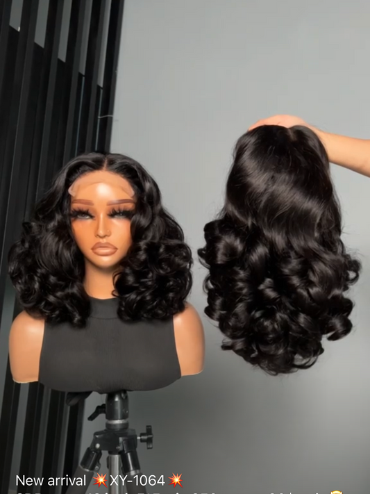 SDD Wavy 5×5 HD Closure Wig – 12Inch | 250g | 100% Human Hair