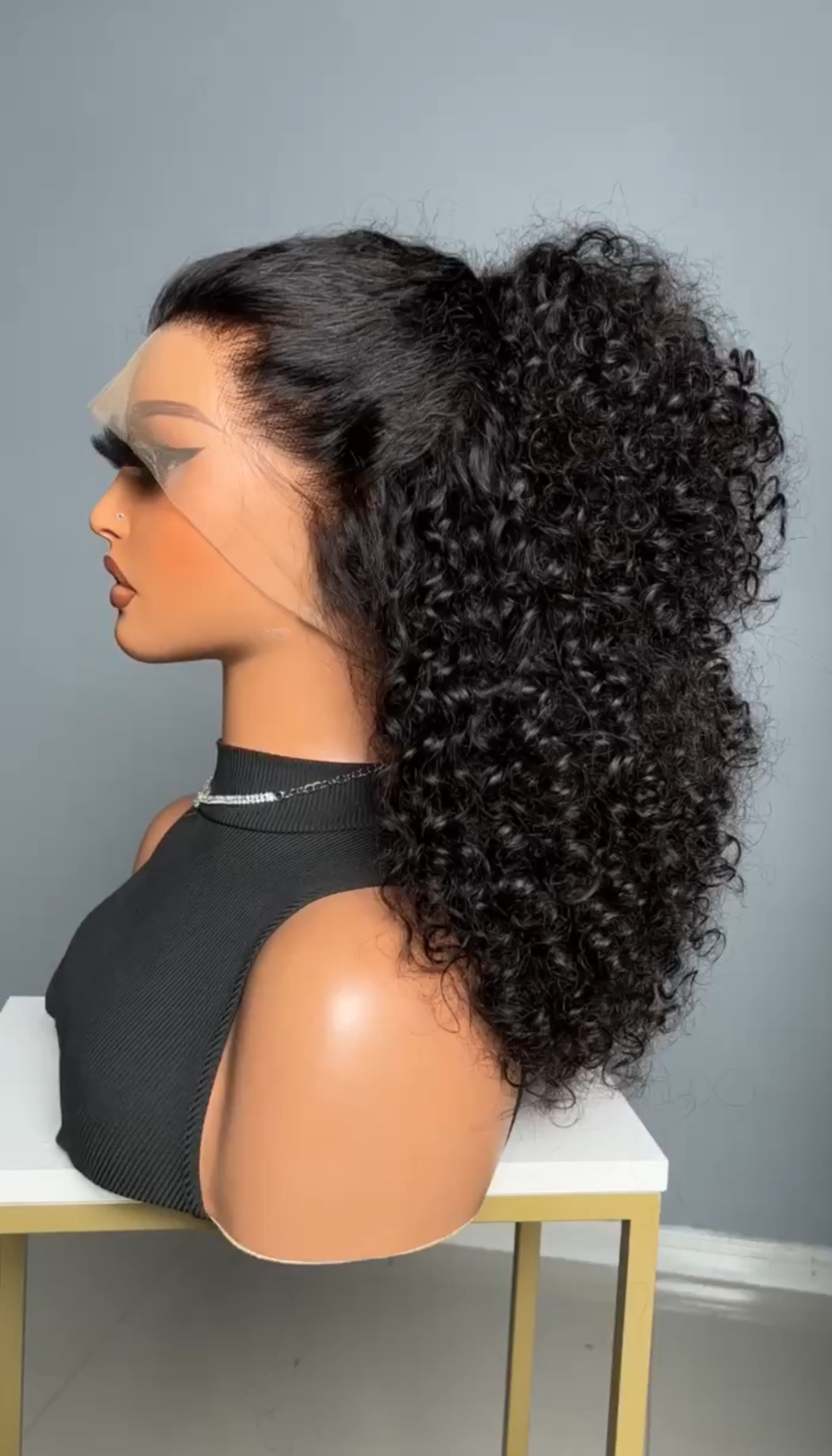 SDD Luxury Pixie Curl 360 Frontal Wig – 16 Inch | 260g | 100% Human Hair