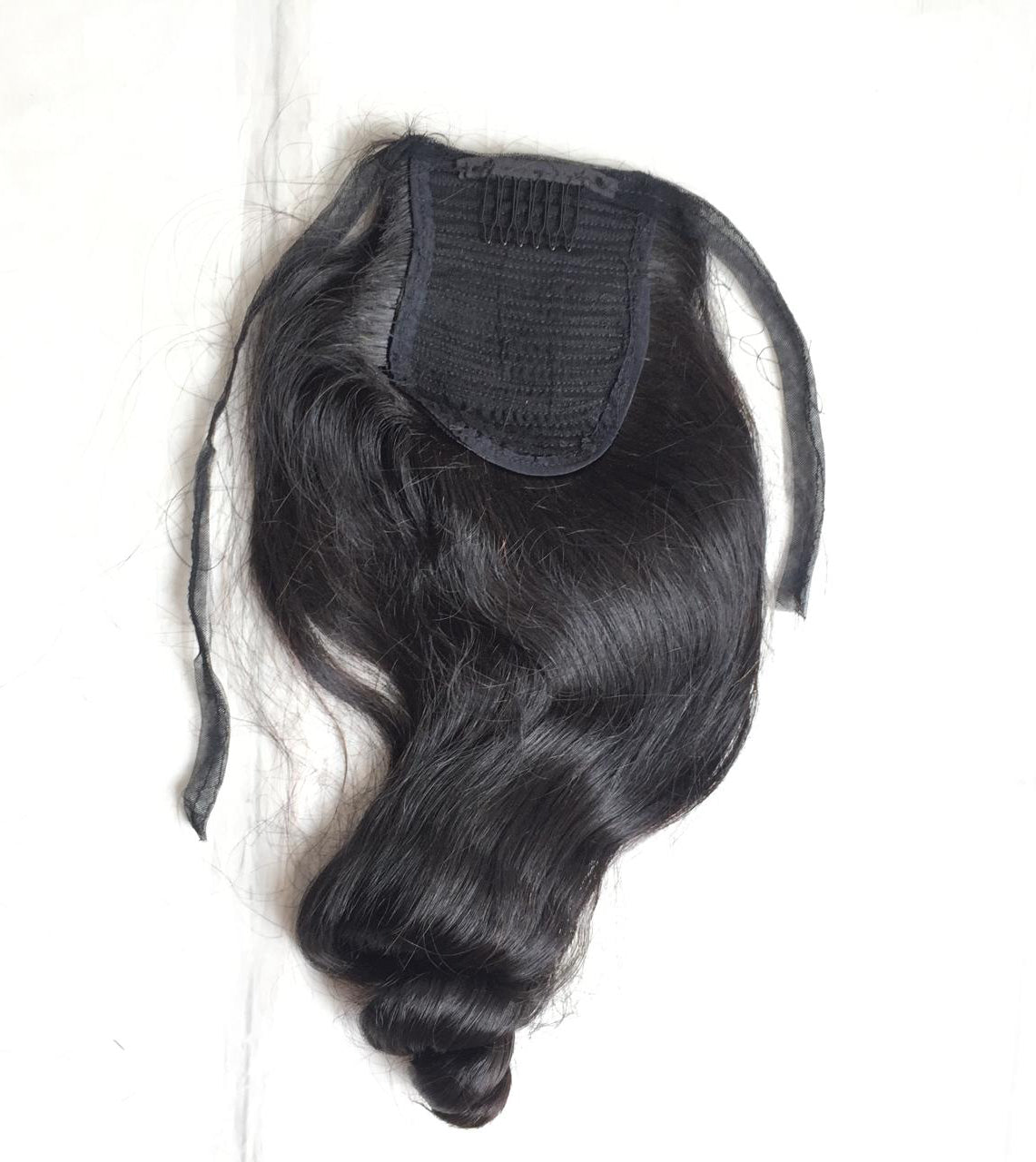 Raw Single Donor Ponny Tails - Glueless, Natural Human Hair