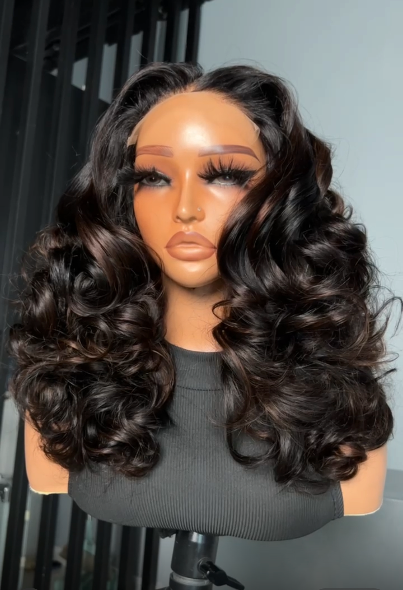 SDD Big Bouncy Curl 5×5 HD Closure Wig – 16 Inch | 320g | 100% Human Hair
