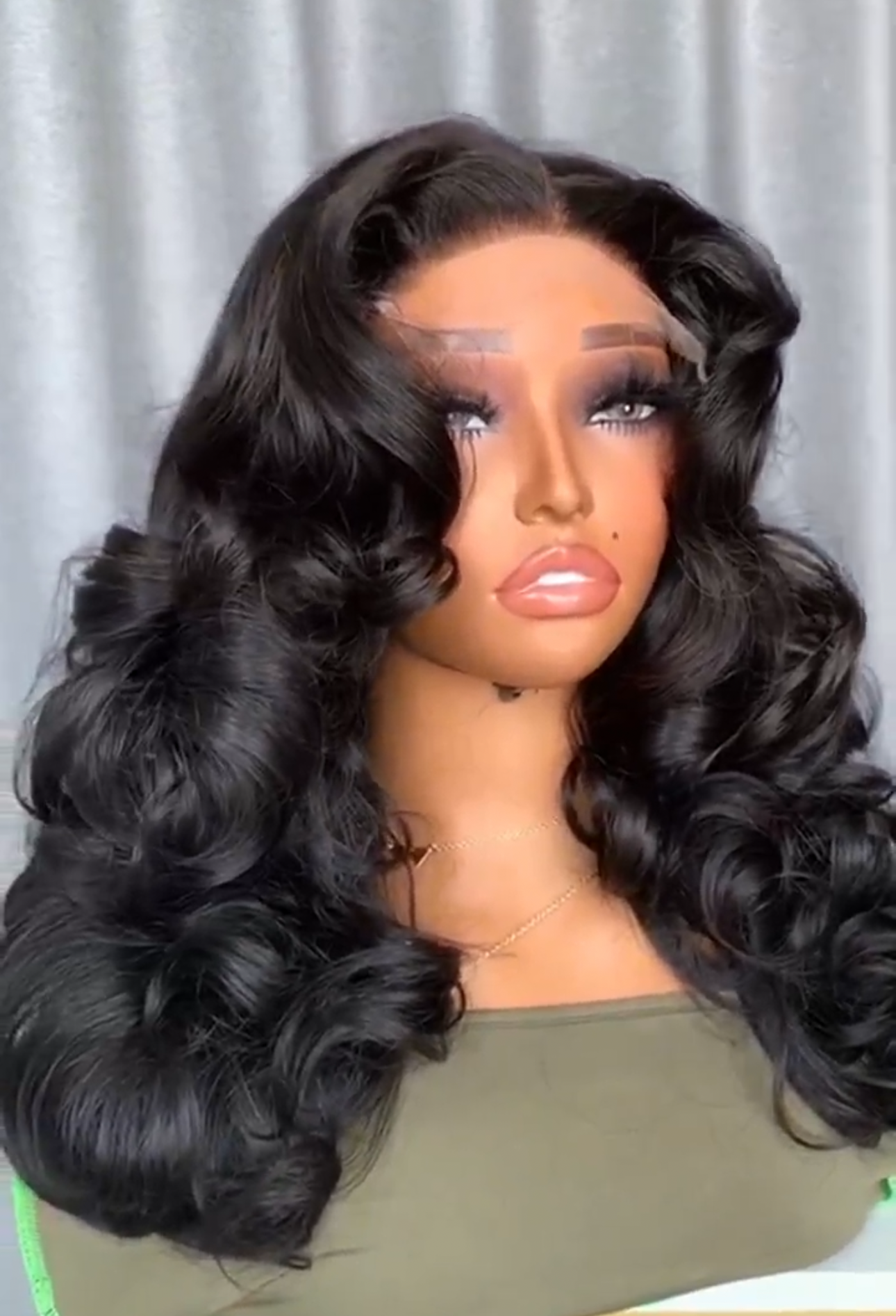 SDD Big Bouncy Curl 5×5 HD Closure Wig – 16 Inch | 320g | 100% Human Hair