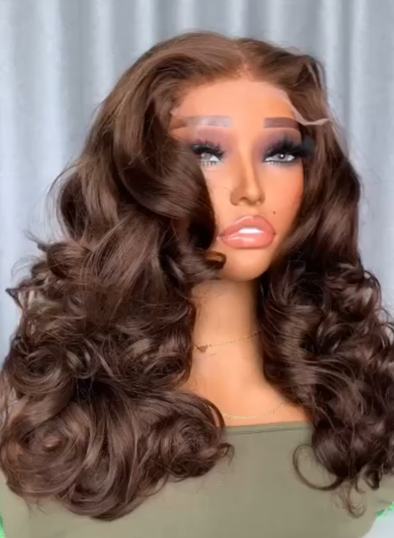 SDD Big Bouncy Curl 5×5 HD Closure Wig – 16 Inch | 320g | 100% Human Hair