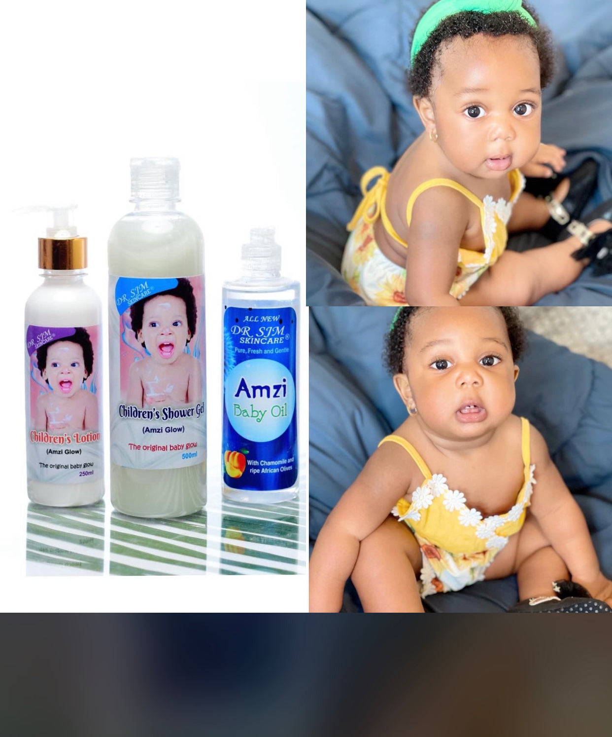Kids/children glowing body and face set