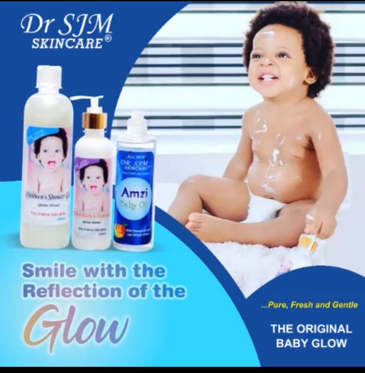 Kids/children glowing body and face set
